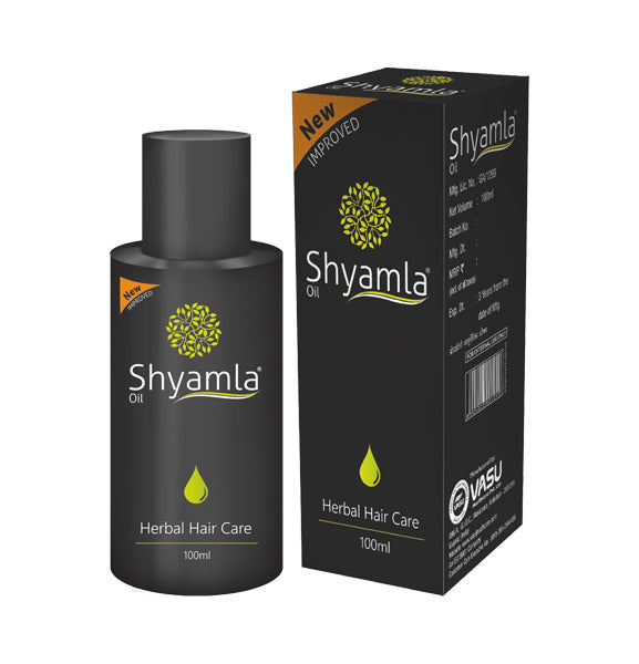 shop shyamla hair oil 100ml at price 150.00 from vasu herbals online - ayush care