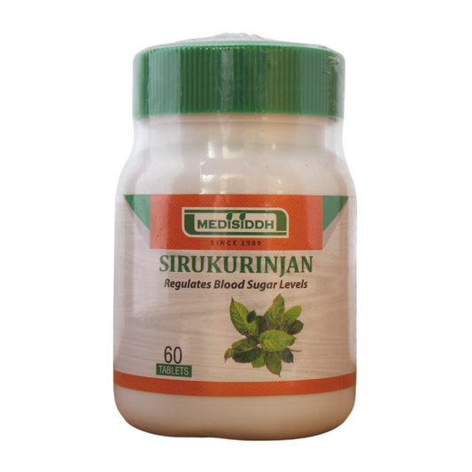 Shop Sirukurinjan Tablets - 60 Tablets at price 150.00 from Medisiddh Online - Ayush Care