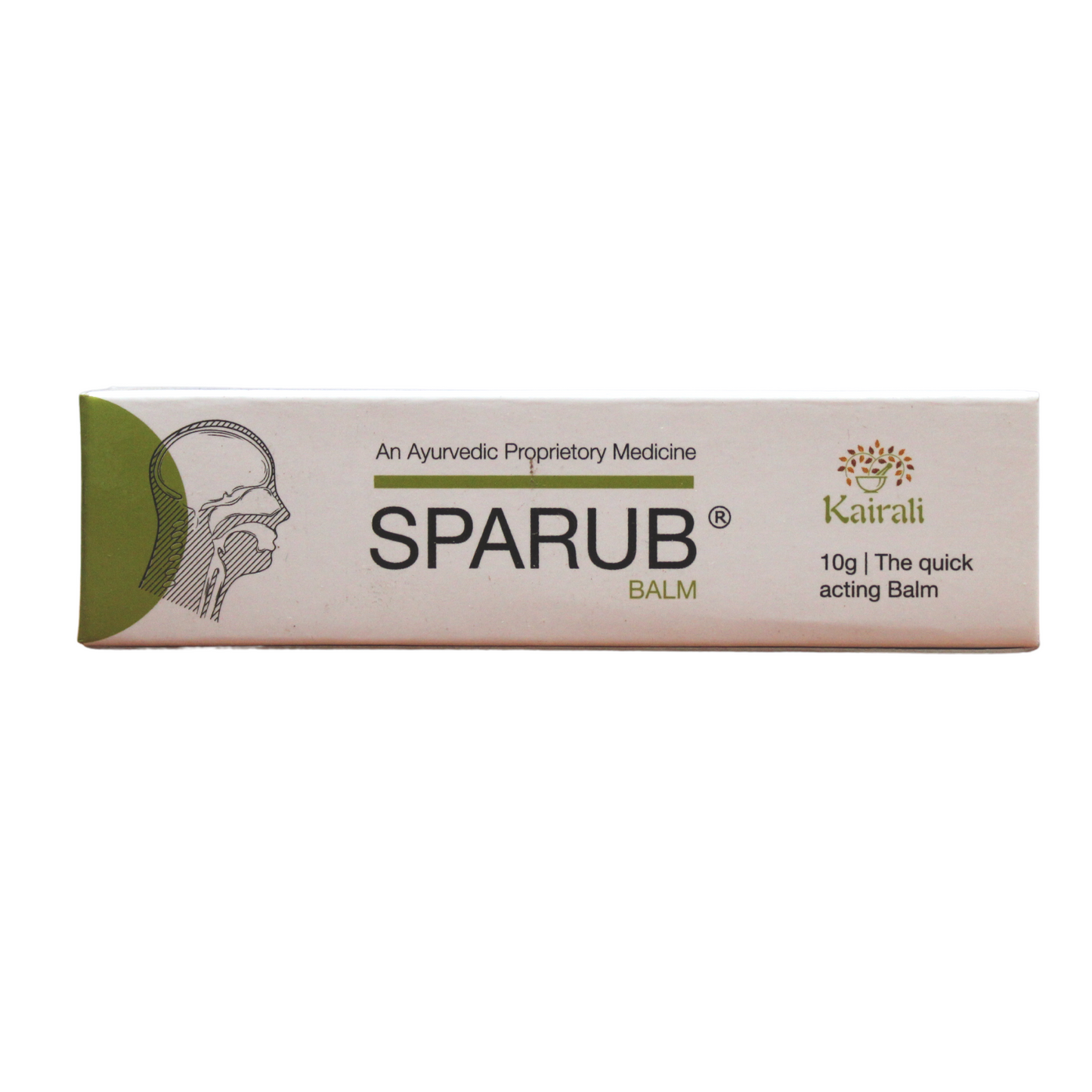 shop kairali sparub balm 10gm at price 40.00 from kairali online - ayush care