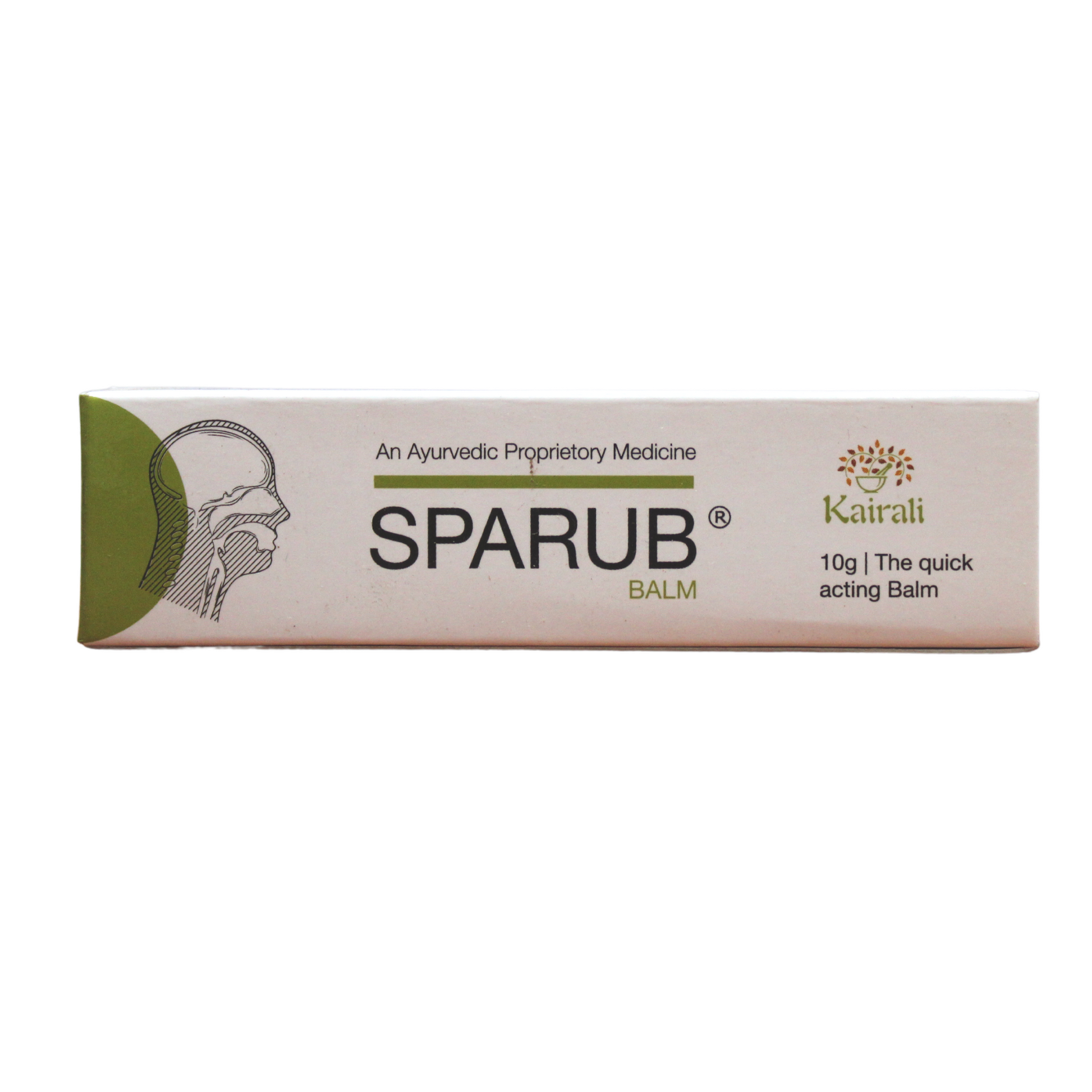 Shop Kairali Sparub balm 10gm at price 40.00 from Kairali Online - Ayush Care