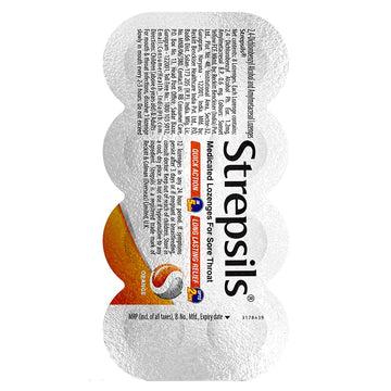 Shop Strepsils Lozenges Orange - 8's at price 24.00 from Reckitt Online - Ayush Care