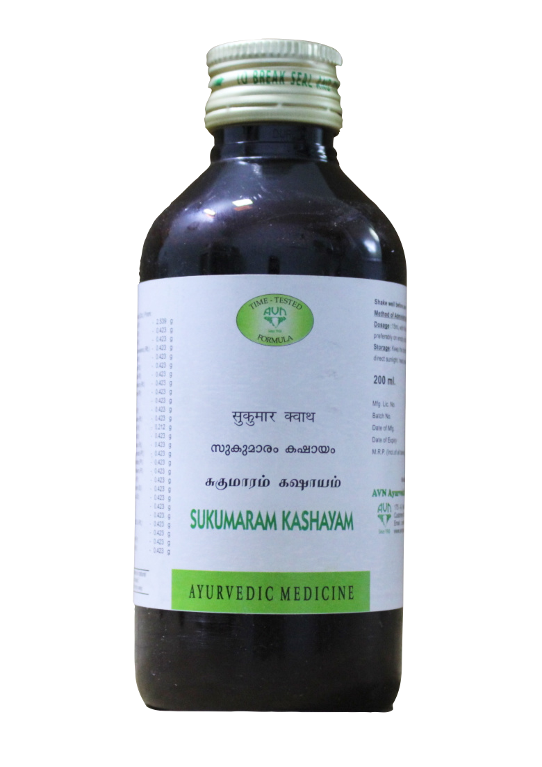 Shop Sukumaram kashayam 200ml at price 125.00 from AVN Online - Ayush Care