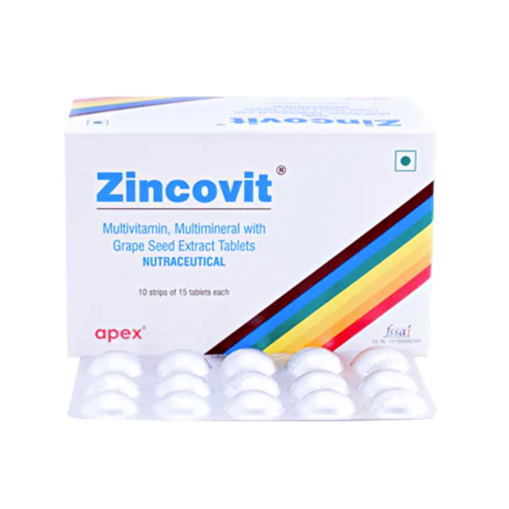 zincovit multivitamin tablets - 15 tablets