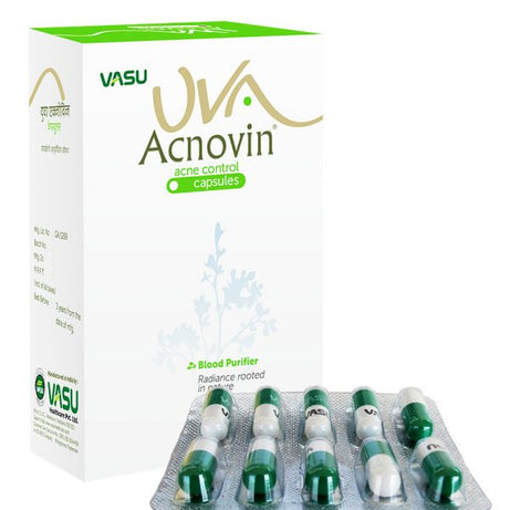 Shop Vasu Acnovin 10Capsules at price 50.00 from Vasu herbals Online - Ayush Care