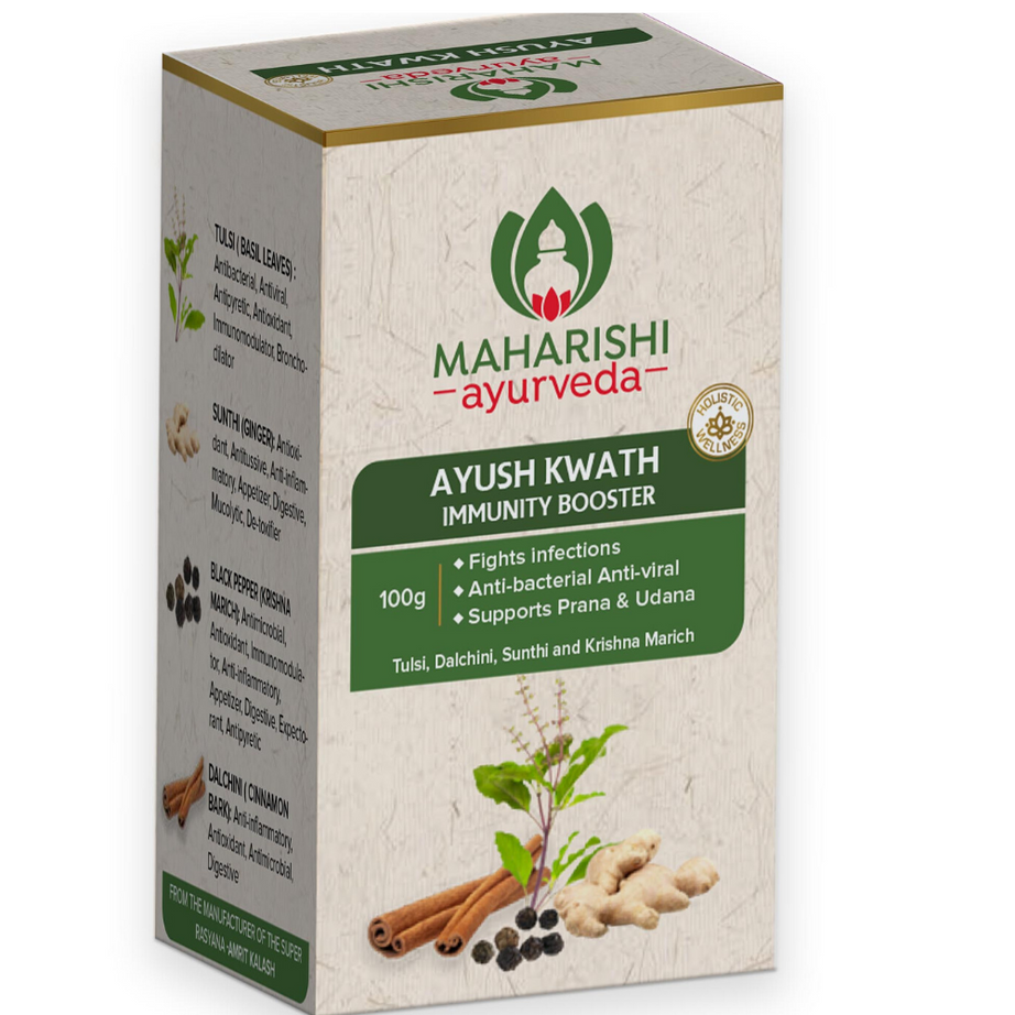 Shop Mahairshi Ayurveda Ayush Kwath Churna 100gm at price 165.00 from Maharishi Online - Ayush Care
