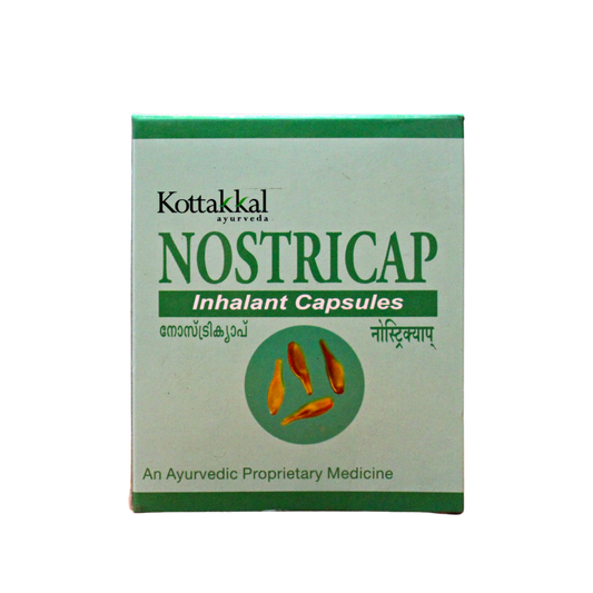 Shop Nostricap Capsules - 10Capsules at price 40.00 from Kottakkal Online - Ayush Care