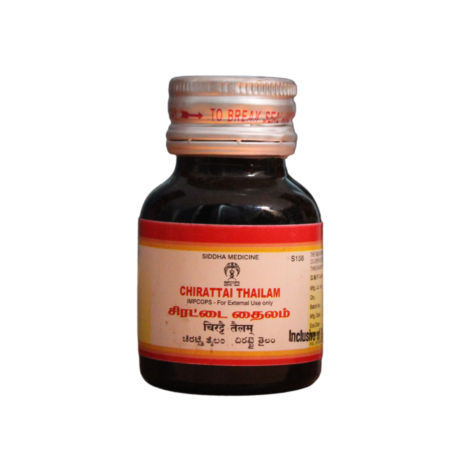 Shop Impcops Chirattai Thailam 30ml at price 375.00 from Impcops Online - Ayush Care