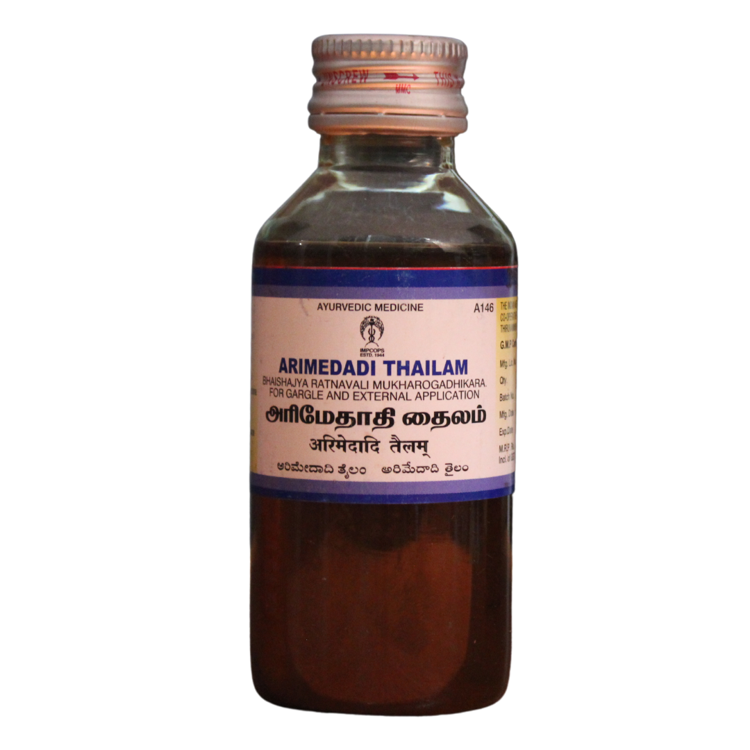 Shop Arimedadhi Thailam 100ml at price 170.00 from Impcops Online - Ayush Care