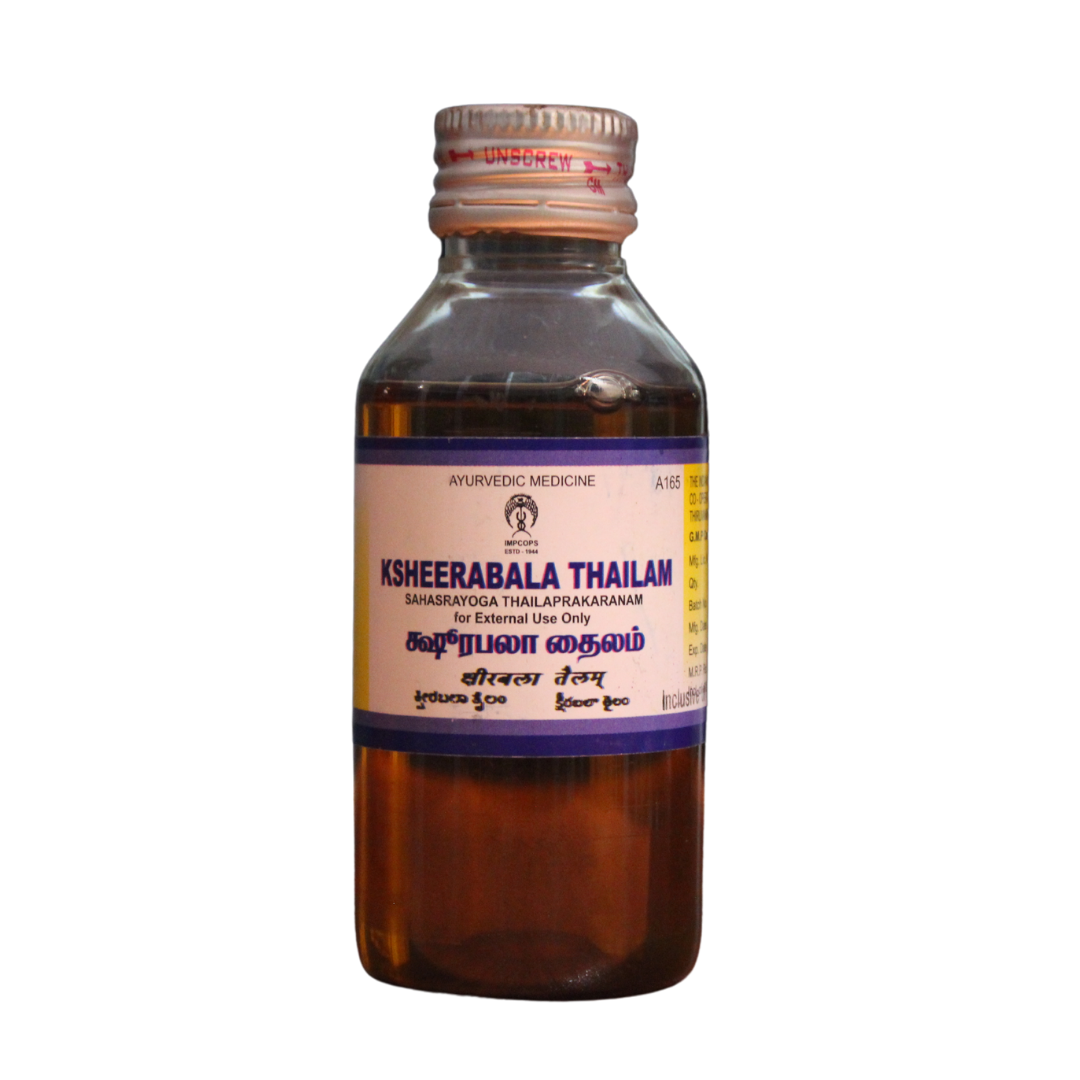 shop impcops ksheerabala thailam 100ml at price 166.00 from impcops online - ayush care