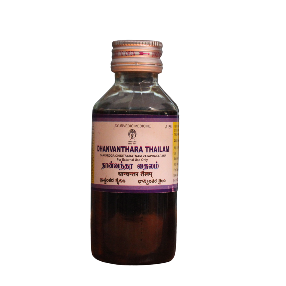 Shop Impcops Dhanvanthara Thailam 100ml at price 213.00 from Impcops Online - Ayush Care