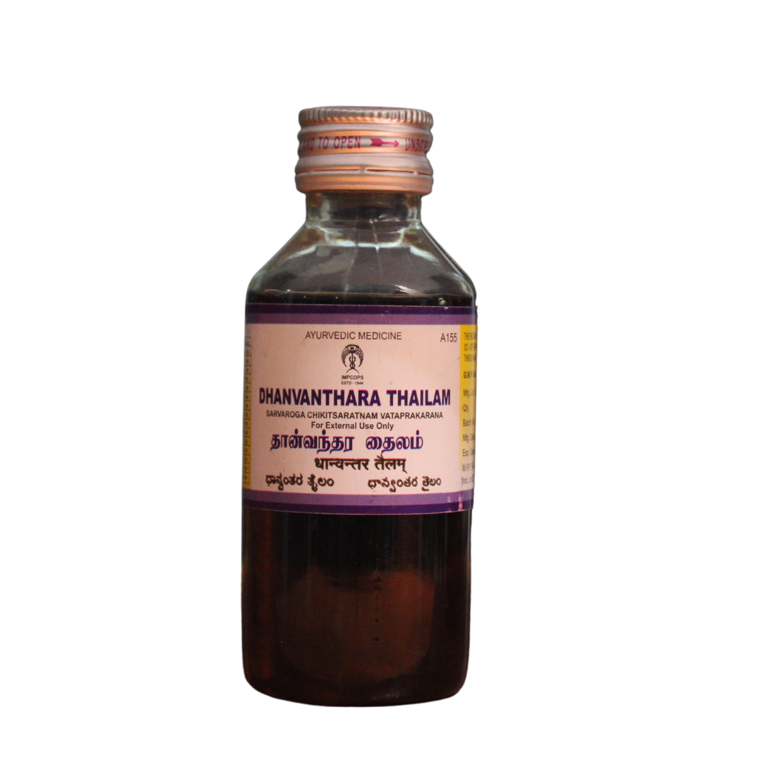 Shop Impcops Dhanvanthara Thailam 100ml at price 213.00 from Impcops Online - Ayush Care