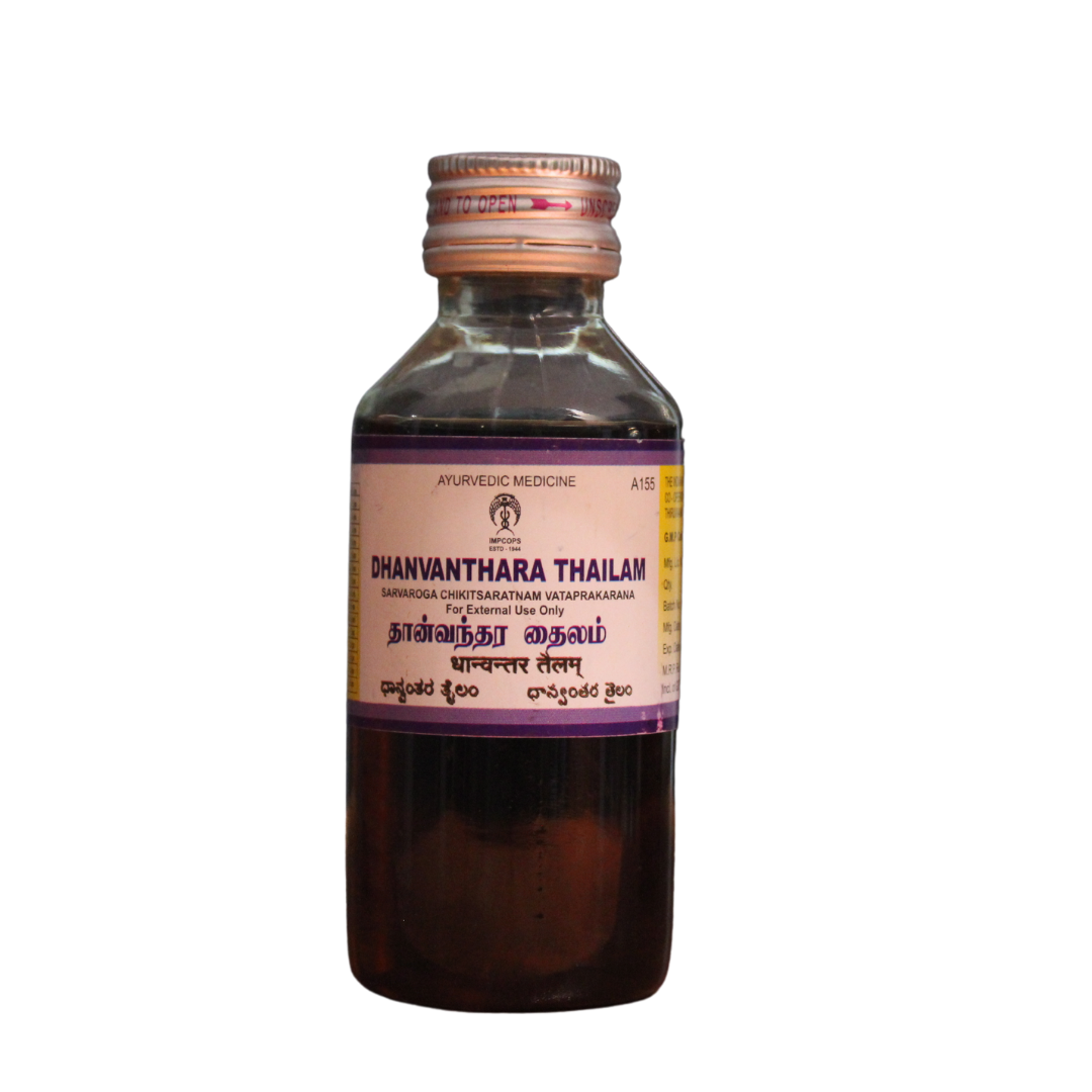 shop impcops dhanvanthara thailam 100ml at price 213.00 from impcops online - ayush care