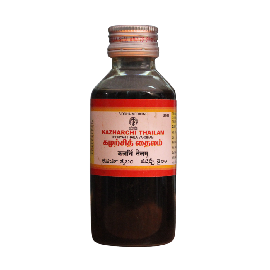 Shop Impcops Kazharchi Thailam 100ml at price 201.00 from Impcops Online - Ayush Care
