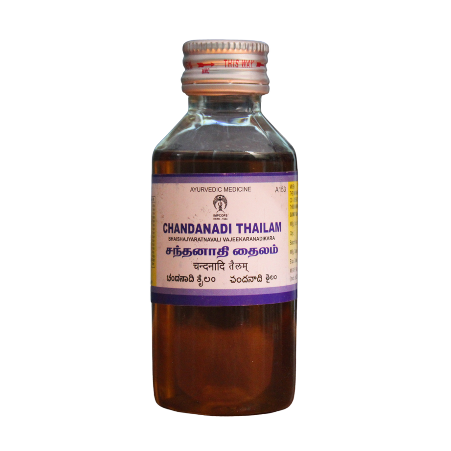 Shop Impcops Chandanadhi Thailam 100ml at price 184.00 from Impcops Online - Ayush Care