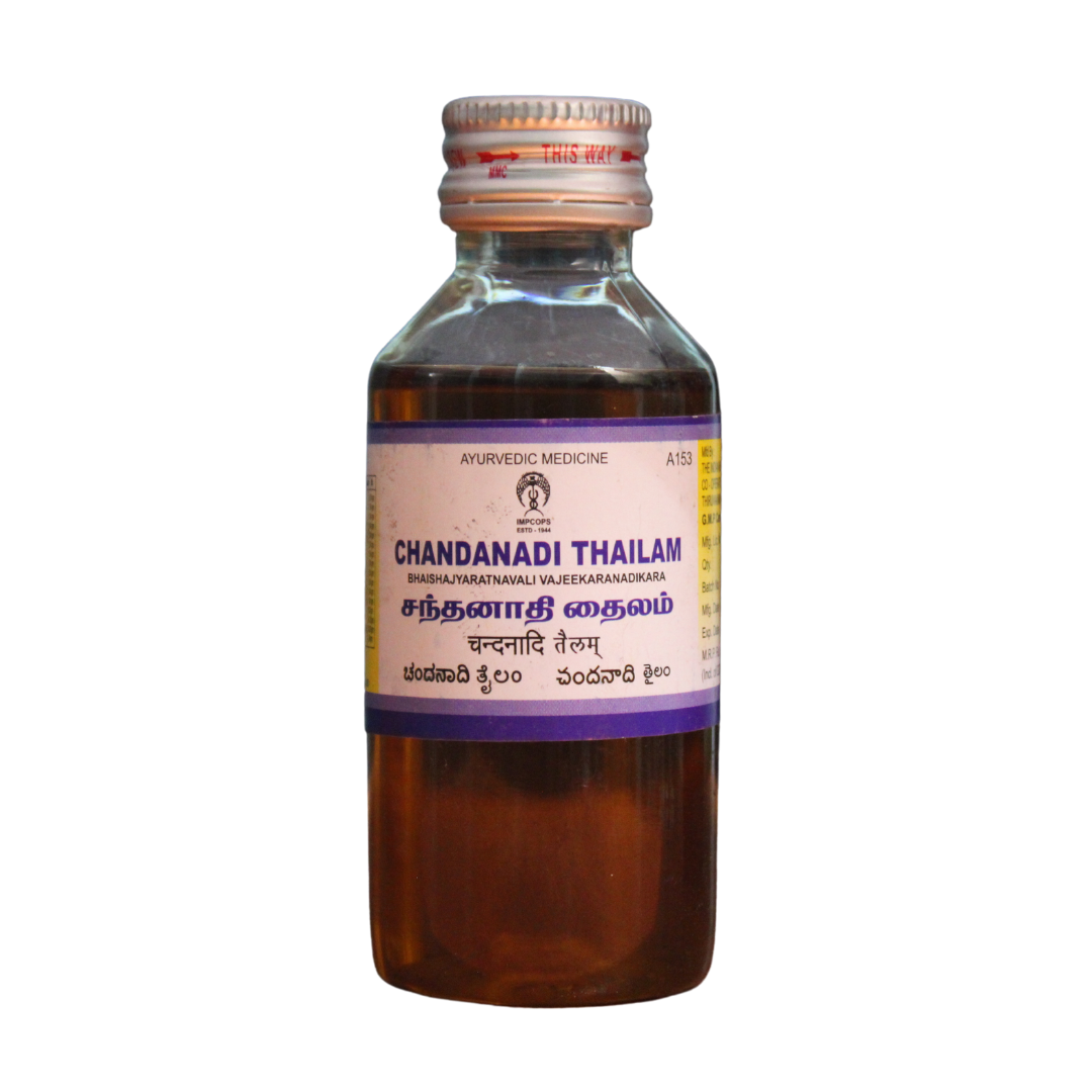 shop impcops chandanadhi thailam 100ml at price 184.00 from impcops online - ayush care