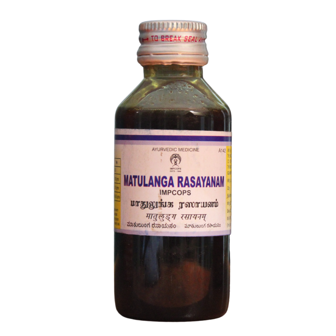 shop impcops matulanga rasayanam 100ml at price 74.00 from impcops online - ayush care