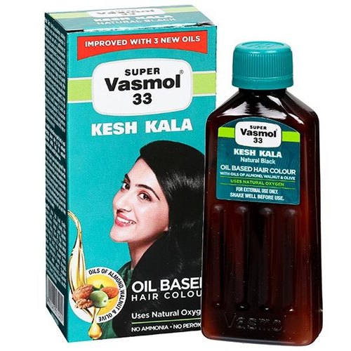 shop super vasmol 33 - oil based hair colour - 100ml at price 60.00 from vasmol online - ayush care