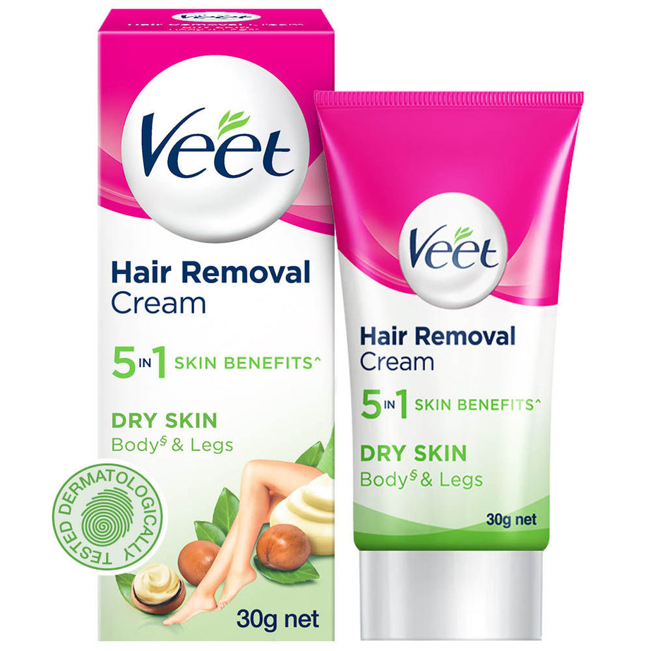 Shop Veet Hair Removal Cream 30gm, For Dry Skin at price 75.00 from Veet Online - Ayush Care