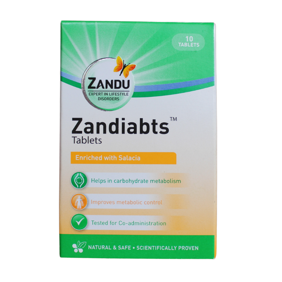 Shop Zandiabts Tablets - 10 Tablets at price 70.00 from Zandu Online - Ayush Care
