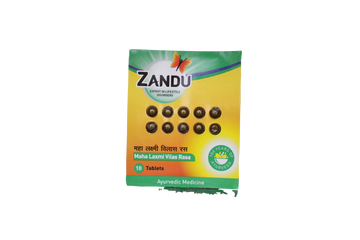 Shop Zandu Maha laxmi vilas ras - 10tablets at price 360.00 from Zandu Online - Ayush Care