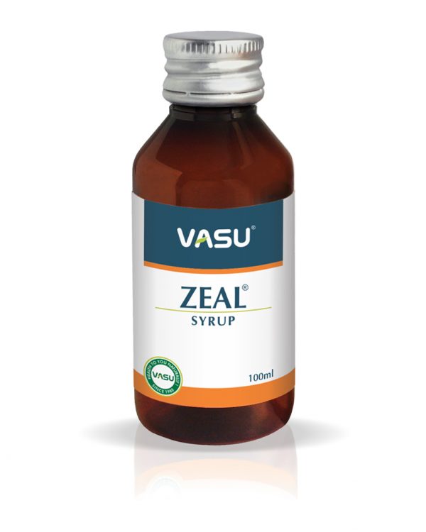 shop zeal syrup 100ml at price 70.00 from vasu herbals online - ayush care