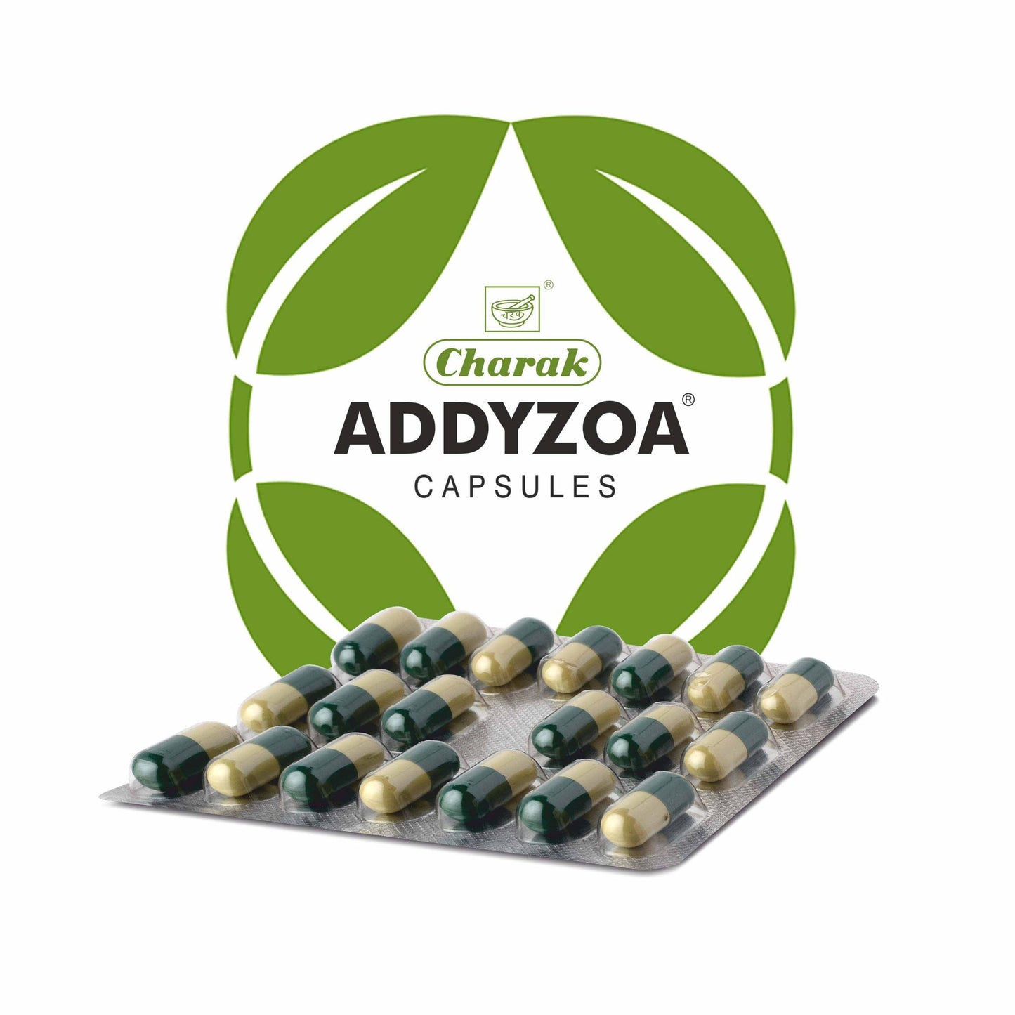 shop charak addyzoa 20capsules at price 185.00 from charak online - ayush care