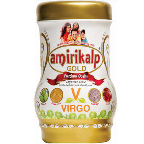 Shop Virgo Amirikalp Gold Chyawanprash 500g at price 330.00 from Virgo Online - Ayush Care