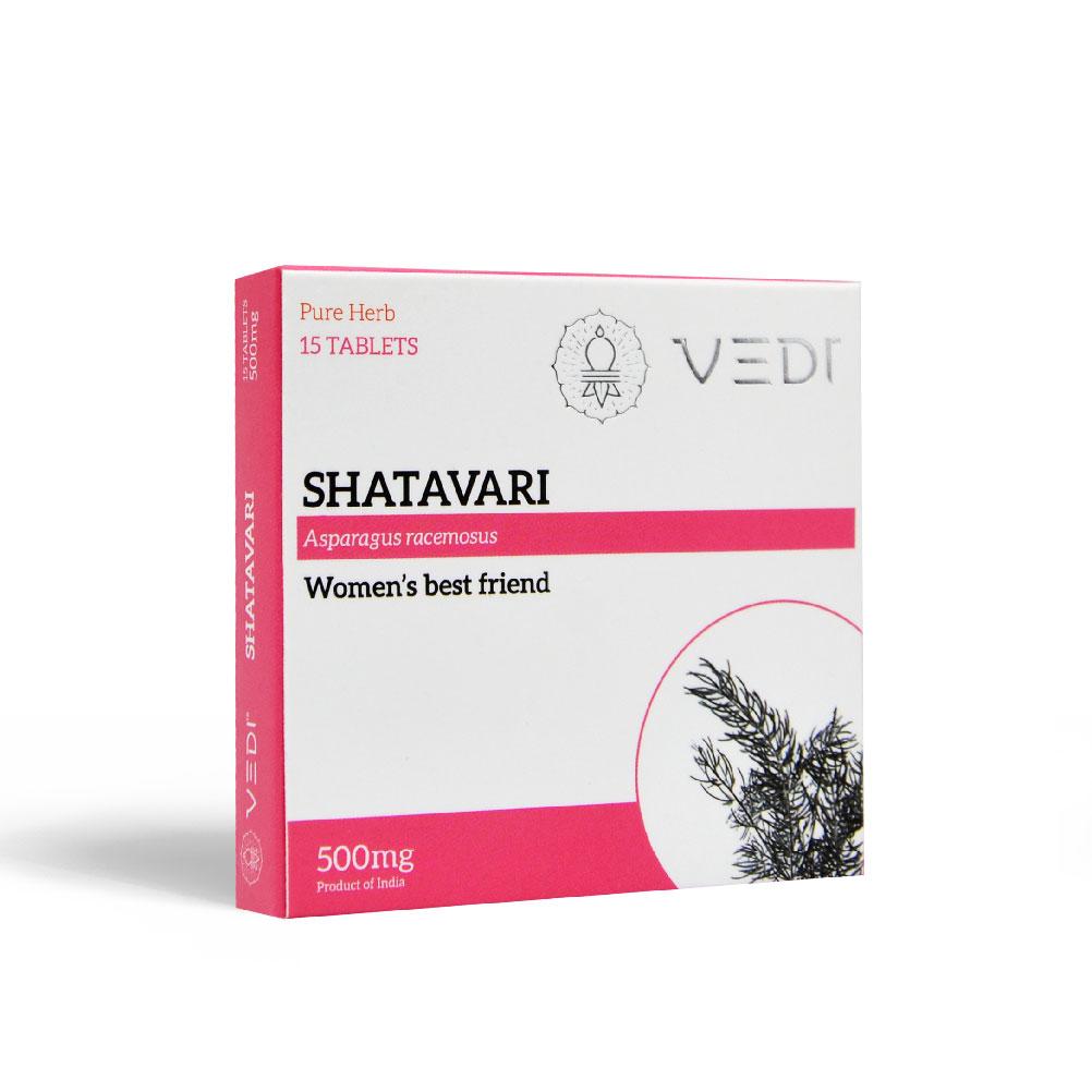 Shop Shatavari Tablets - 15Tablets at price 76.00 from Vedi Herbals Online - Ayush Care
