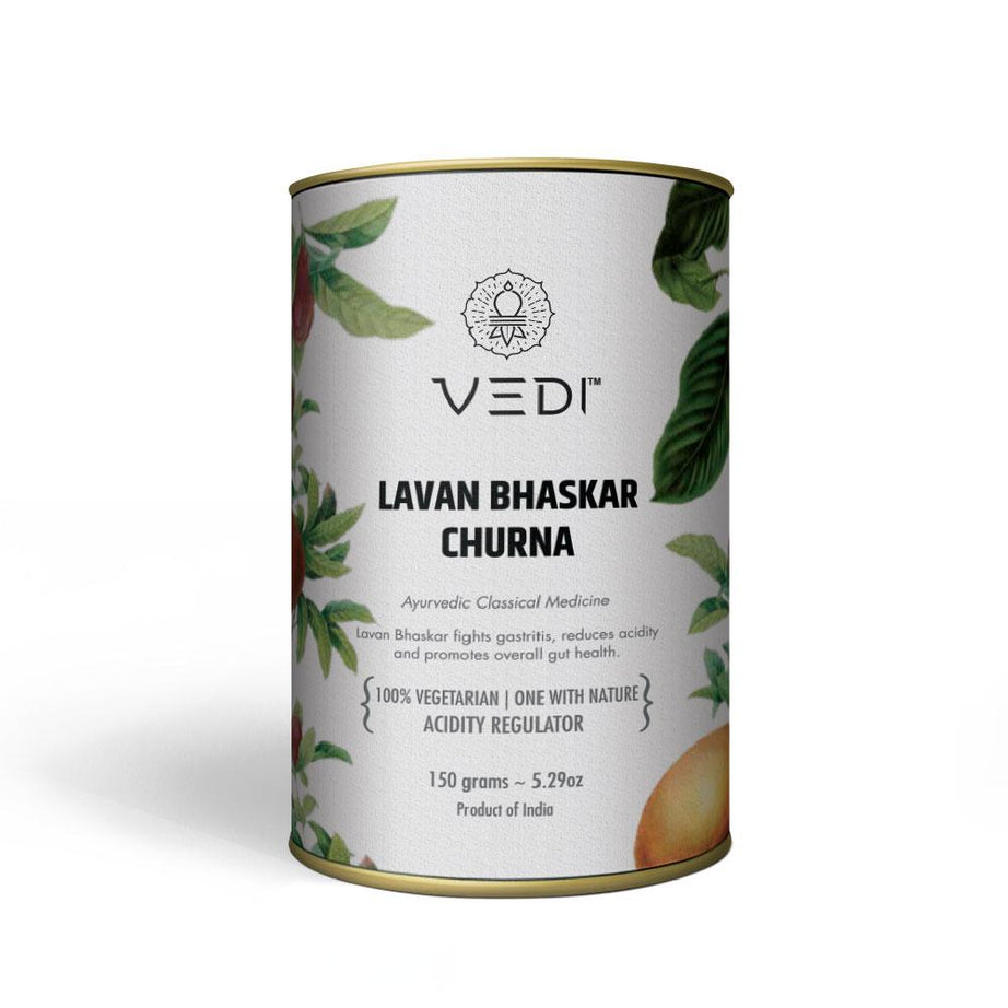 Shop Lavan Bhaskar Churna 150gm at price 245.00 from Vedi Herbals Online - Ayush Care