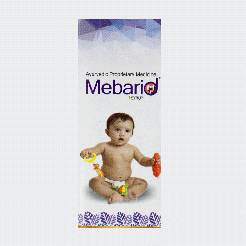 shop mebarid syrup 60ml at price 60.00 from sg phyto online - ayush care