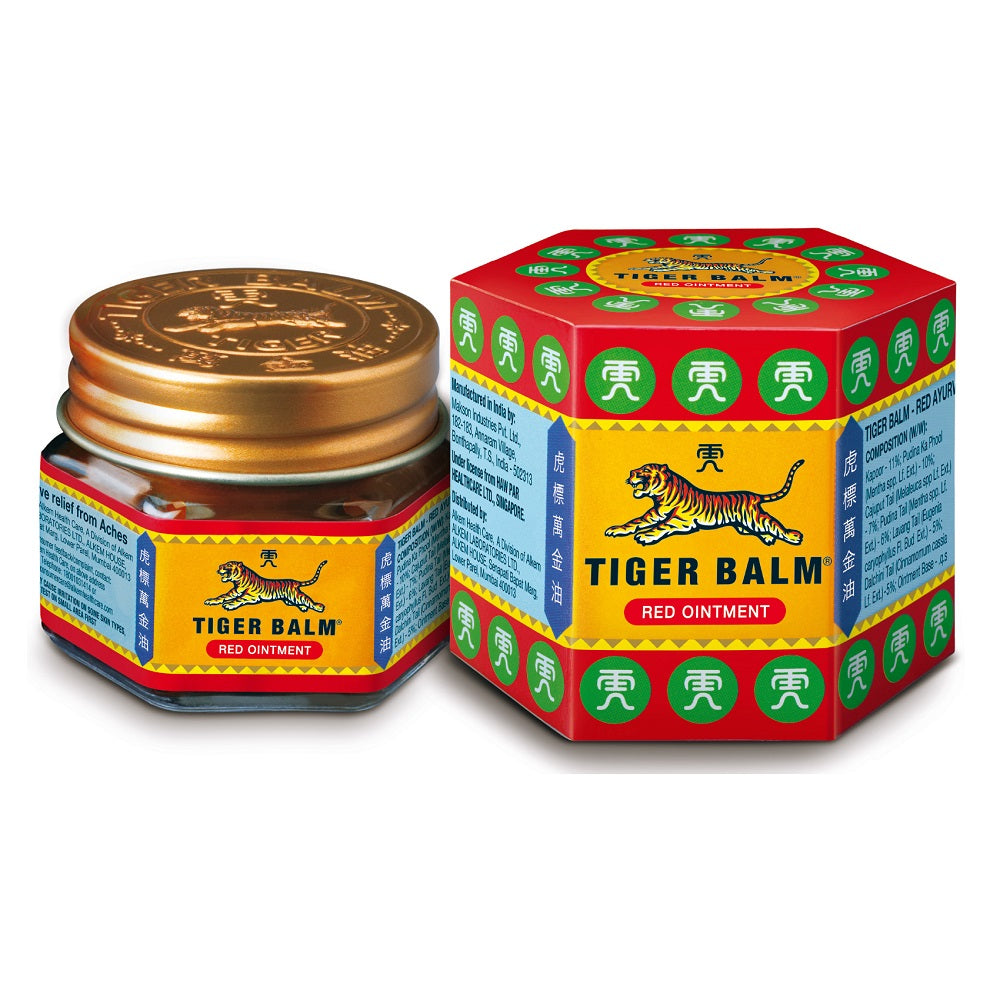 shop tiger red balm 9ml at price 47.00 from tiger balm online - ayush care