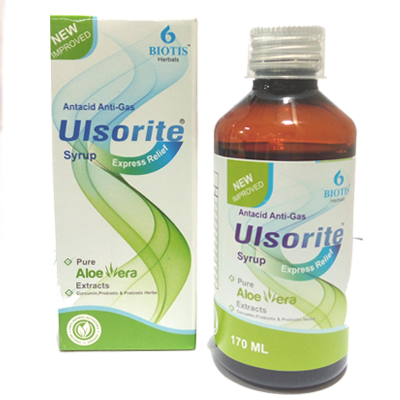 shop ulsorite syrup 170ml at price 135.00 from biotis online - ayush care